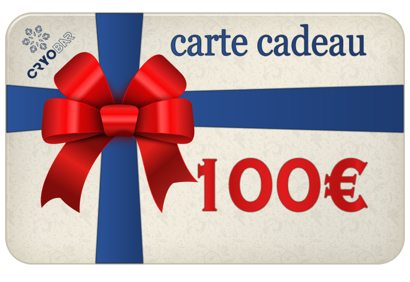 carte cadeau cryobar 100 €